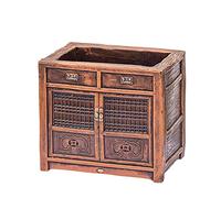 LUCKDANO Pot de Fleur de Cerisier Pot de Fleur en Résine de Style Radio de Style Vintage, Vase Décoratif élégant pour la Maison et Le Bureau, Intérieur Spacieux adapté à Diverses Occasions. (de