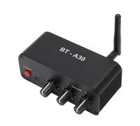 LUCKDANO Préamplificateur Sonore BT, Mini Préampli Stéréo HiFi avec 5.0, Gain de 20db, 3 Sorties pour Haut-parleurs de Cinéma Maison, Platine Phono