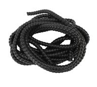 LUCKDANO Protecteur de Manchon de Tuyau Haute Pression, Couvercle de Tuyau de Lave-Auto en Spirale 16mm ABS Noir pour Conduites d'eau Haute Pression avec Matériau d'usure Durable (15m/49.2ft)