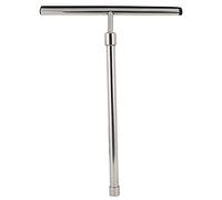 LUCKDANO Raclette de Douche pour Nettoyant pour Vitres en Acier Inoxydable à Poignée Rétractable, Adaptée au Nettoyage des Miroirs de Salle de Bain, Taches Faciles à Enlever, Raclette à Vitre à Main.