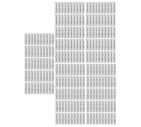 LUCKDANO Règle de Pochoir à Sourcils Autocollant en PVC Transparent avec Ligne Centrale et Conception Adhésive pour un Maquillage Parfait Symétrique et équilibré des Sourcils