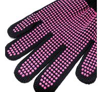 LUCKDANO Résistants à la Chaleur, Antidérapants en Silicone Double Face pour la Coiffure, 24 Cm de Long, Fil de Coton pour la durabilité et le Confort (Couleur assortie)