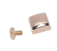 LUCKDANO Rivets à Visser 30 Rivets à Vis Arrière Clou carré pour Sacs à Main et Ceintures - Alliage de Zinc de 12 Mm avec Vis en Fer PH de 6 Mm - Décoration élégante pour la Maroquinerie (GOLD)