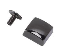 LUCKDANO Rivets à Visser 30 Rivets à Vis Arrière Clou carré pour Sacs à Main et Ceintures - Alliage de Zinc de 12 Mm avec Vis en Fer PH de 6 Mm - Décoration élégante pour la Maroquinerie (Argent Noir)