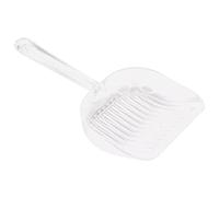 LUCKDANO Scoop de Litière pour Chats, Scoop de Litière de Mineur Kitty avec Poignée Ergonomique 5 Mm d'espacement Filtrant Conception de Caca de Chat pour la de, 10.2x4.6x1.4in (Style cristallin