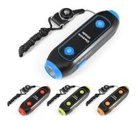 LUCKDANO Sifflet, Sifflet électronique Emergence avec Lonyard SOS Light Lampe de Poche électronique Handheld Handheld Whistle pour Les Entraîneurs Arbitres P.E. Professeur (Orange)