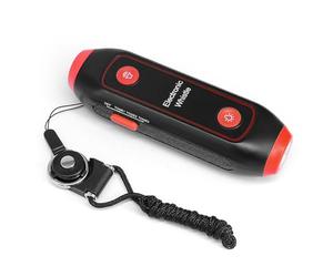 LUCKDANO Sifflet, Sifflet électronique Emergence avec Lonyard SOS Light Lampe de Poche électronique Handheld Handheld Whistle pour Les Entraîneurs Arbitres P.E. Professeur (Rouge)