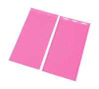 LUCKDANO Silicone Beeswax Moulding 2 Pièces Feuilles de Base de Cire d'abeille en Silicone Moulant Gaufreur de Presse de Ruche Souple pour un Artisanat Apicole Efficace