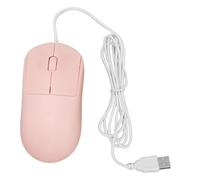 LUCKDANO Souris Filaire Optique 1200DPI USB Ergonomique Souris D'ordinateur pour PC Portable avec Suivi de Haute Précision Plug and Play (Pink)