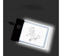 LUCKDANO Super Mini Bloc Lumineux LED - Boîte à Lumière de Traçage à Luminosité Variable Alimentée par USB Ultra-Mince pour Enfants et Adultes Dessin, Traçage, Calligraphie, Animation de Livres Flip