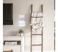 LUCKDANO Support de Routeur Mural pour WiFi Mesh 2020 - Installation Facile et Non Destructive - ABS Durable Gestion Parfaite des Câbles et Gain de Place Blanc