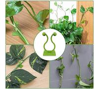 LUCKDANO Support Mural pour Plantes Vertes - Crochet Autocollant pour Retenue de Vigne - Support Multifonctionnel pour Plantes Grimpantes - 50 Crochets Durables - Idéal pour le Câblage Domestique