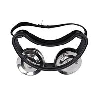 LUCKDANO Tambourin au Pied avec Sangle en Nylon élastique, Tambourin à Percussion à Percussion Foot Shaker Facile à Utiliser adapté pour Jouer de la Batterie ou de la Guitare ou de (BLACK)