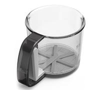 LUCKDANO Tamis à Farine Portatif avec Maille Fine et Balance - Idéal pour le Sucre en Poudre, la Poudre de Cacao et Plus Encore - Design Ergonomique pour une Cuisson Facile - Outil Essentiel de