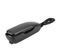 LUCKDANO Téléphone Mural Antibruit avec Fonctions de Recomposition du Dernier Numéro, de Sourdine et de Pause - Son Clair, Protection de la Vie Privée, Facile à Utiliser - Blanc (Black)