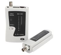 LUCKDANO Testeur de Câble Réseau Professionnel RJ45 + BNC YG468B : Test Rapide et Précis des Lignes Réseau et téléphoniques. Durable et adapté aux Environnements de chantier.