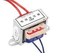 LUCKDANO Transformateur de Puissance Unique AC 12 V/24 V Tension de Sortie Transformateur 3 W - Entrée 220 V, de Puissance EI avec Fil de Cuivre Complet et Ignifuge (12V)