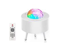 LUCKDANO Tripod Star Spotlight Light, une Veilleuse Romantique avec un Ciel étoilé et une Télécommande, Alimentée par USB. (WHITE)