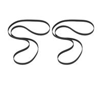 LUCKDANO Turntable Belt Record 2 Pièces de Remplacement de Courroie de Platine Vinyle de 145mm pour Ceinture d'enregistreur en Caoutchouc de Lecteur de Disque Rétro LoopTone, Compatible avec et Plus