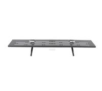 LUCKDANO TV Top Shelf Steel Modern Look Spare Sauveillance de L'écran D'ordinateur Réglable Stand Flottant pour L'enceinte Console de Jeu Boîte à Télécommande