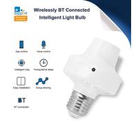 LUCKDANO Une Ampoule Intelligente Connectée sans Fil BT C90-250V Base E27 Contrôle par Application et Commande Vocale Compatible avec et IOS Téléchargement Gratuit