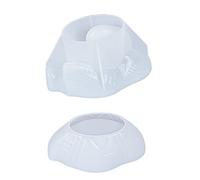 LUCKGONI Boîte de rangement en forme de cygne - Moule en silicone pour résine époxy - Pour maquillage et bijoux