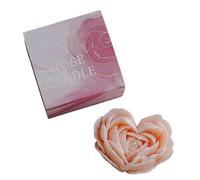 LUCKGONI Bougie décorative en cire de soja pour méditations, soulagement du stress, décoration de table, accessoires photo, bougie parfumée en forme de cœur de rose