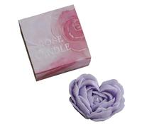 LUCKGONI Bougie décorative en cire de soja pour méditations, soulagement du stress, décoration de table, accessoires photo, bougie parfumée en forme de cœur de rose