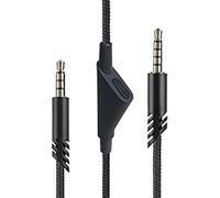 LUCKGONI Câble de rechange pour casque de jeu Astro A40TR/A40/A10 avec bouton muet en nylon tressé