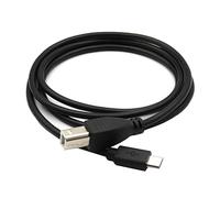 LUCKGONI Câble micro USB mâle vers USB type B mâle OTG pour scanner, contrôleur MIDI, clavier, imprimante, connecteur