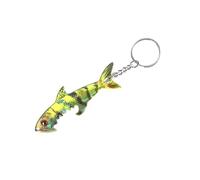 LUCKGONI Décapsuleur créatif en forme de poisson avec leurre en alliage de métal porte-clés portable pour les fêtes à la maison et les activités de plein air