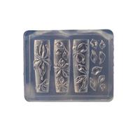 LUCKGONI Élégant ensemble de moules en silicone pour créer des ongles en 3D, boucles d'oreilles et colliers, outil de bricolage