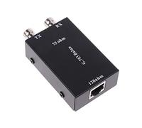 LUCKGONI Émetteur G703 BNC vers RJ45, convertisseur E1, équilibre au déséquilibre, impédance 75 ohm à 120 ohm, coaxiale G703