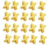 LUCKGONI Lot de 10 perles colorées en forme de X avec trou de 2 mm en acrylique pour bracelets et colliers faits à la main Accessoires de fabrication de bijoux