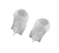 LUCKGONI Lot de 2 bougies en silicone de qualité alimentaire pour fabrication de bougies en résine époxy, savon, chocolat, décoration d'intérieur