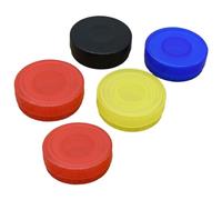 LUCKGONI Lot de 5 gobelets pliables en plastique compact réutilisable de qualité alimentaire avec couvercles