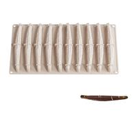 LUCKGONI Moule à gâteau long en silicone à 6 cavités pour la cuisson même des desserts à la maison ou aux fêtes