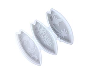 LUCKGONI Moule en silicone pour la fabrication de bougies en forme de planche de surf réutilisable et flexible - Fournitures décoratives résistantes aux hautes températures