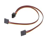 LUCKGONI Prise 10 broches vers câble d'alimentation SSD pilote de disque dur alimenté pour câble de carte mère DL380 G6G7 18 AWG