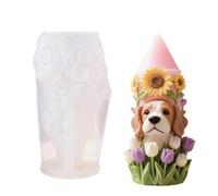 LUCKGONI Silicone de qualité alimentaire en forme de fleur de chien pour fabrication de résine époxy, bougie, savon, chocolat