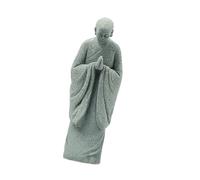 LUCKGONI Statue de moine priant - Statue de Bouddhas - Décoration d'aquarium pour jardin, extérieur et intérieur