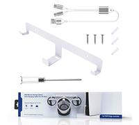 LUCKGONI Support mural VR pour PS VR2 avec cordon de charge, vis, accessoires pour manettes de casque