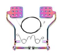 LUCKGRASP Câble d'accélérateur pour pédale de karting compatible avec les pédales de 212 cc, 196 cc, 6,5 HP Go Kart Vintage Racing Drift Trike Heavy Duty Pédale Go Kart (couleur)