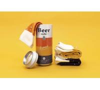 Luckies of London Chaussettes Fantaisie colorées pour Homme - Chaussettes Amusantes pour Homme - 3 paires de Chaussettes Fou en canette de Bière, Orange Ale, Stout et Langer