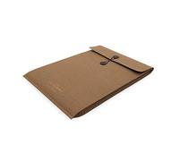 Luckies of London LUKENV Pochette Discrète pour Ordinateur Portable Chemise Etui de Voyage, Papier, Marron, 1.5 x 26 x 39 cm