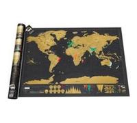 Luckies scratch map carte du monde à gratter edition luxe Noir G