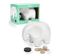 Luckies - Tirelire Éléphant | Cadeaux et Accessoires de Bureau pour Femme | Tableau Blanc pour Enfants | Ornement