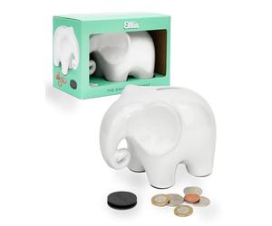 Luckies - Tirelire Éléphant | Cadeaux et Accessoires de Bureau pour Femme | Tableau Blanc pour Enfants | Ornement