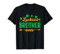 Luckiest Brother Ever Matching Family St Patrick’s Day T-Shirt