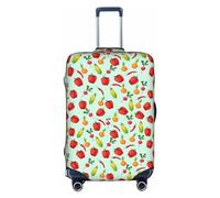 Luckily&Day Beautiful Butterflies Housse de protection élastique pour valise de 45,7 à 81,3 cm, Blanc, X-Large